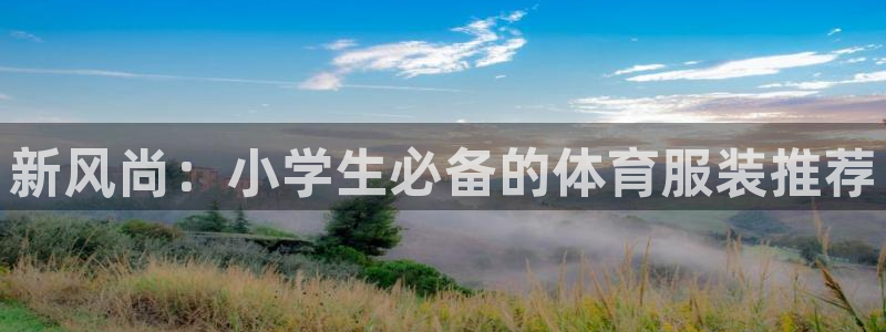 球宴体育app下载官网：新风尚：小学生必备的体育服装推荐